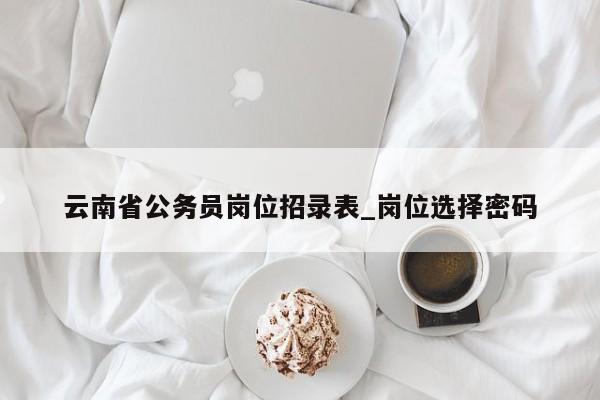 云南省公务员岗位招录表_岗位选择密码