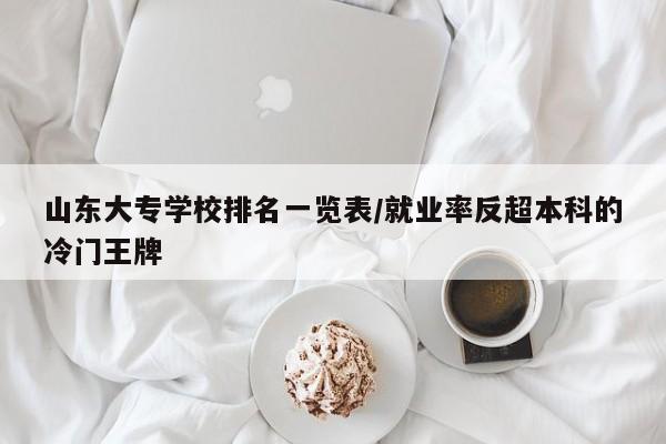 山东大专学校排名一览表/就业率反超本科的冷门王牌